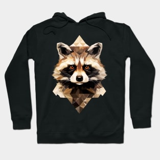 Geometric Raccoon Hoodie